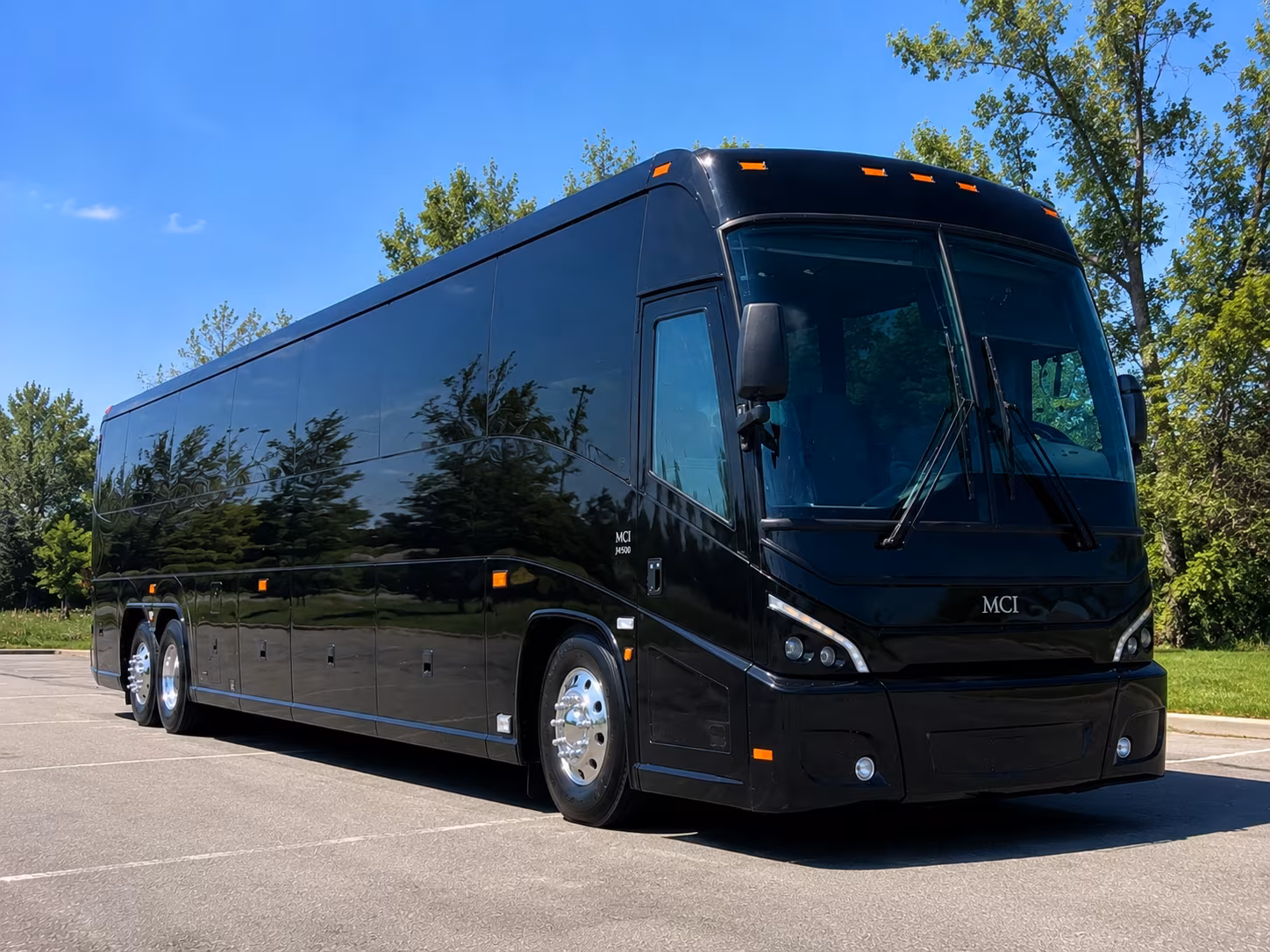 hotel to venue shuttle buses for odessa wedding guests