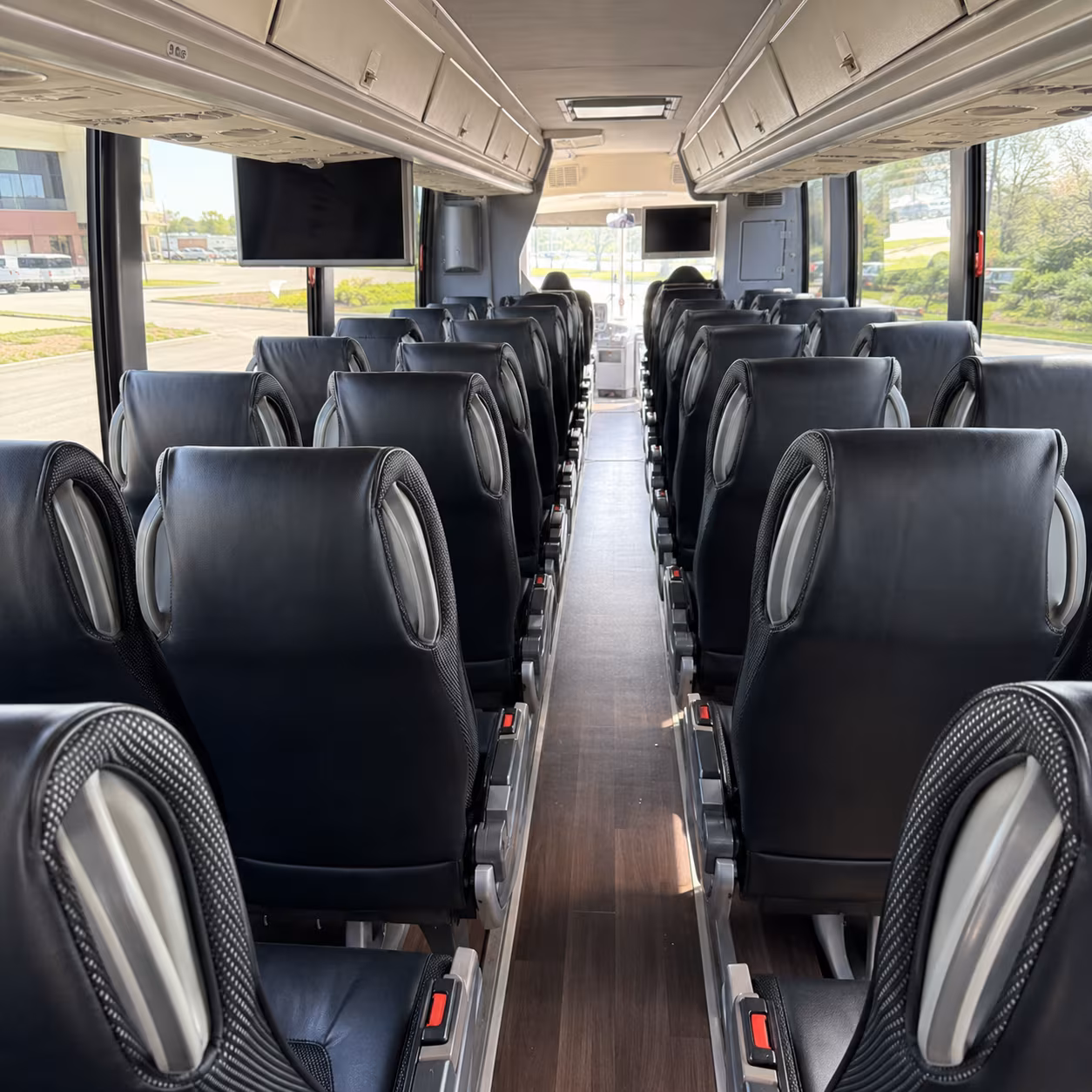 odessa charter bus inside